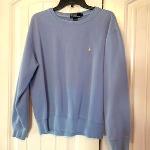 Polo by Ralph Lauren large baby blue sweatshirt